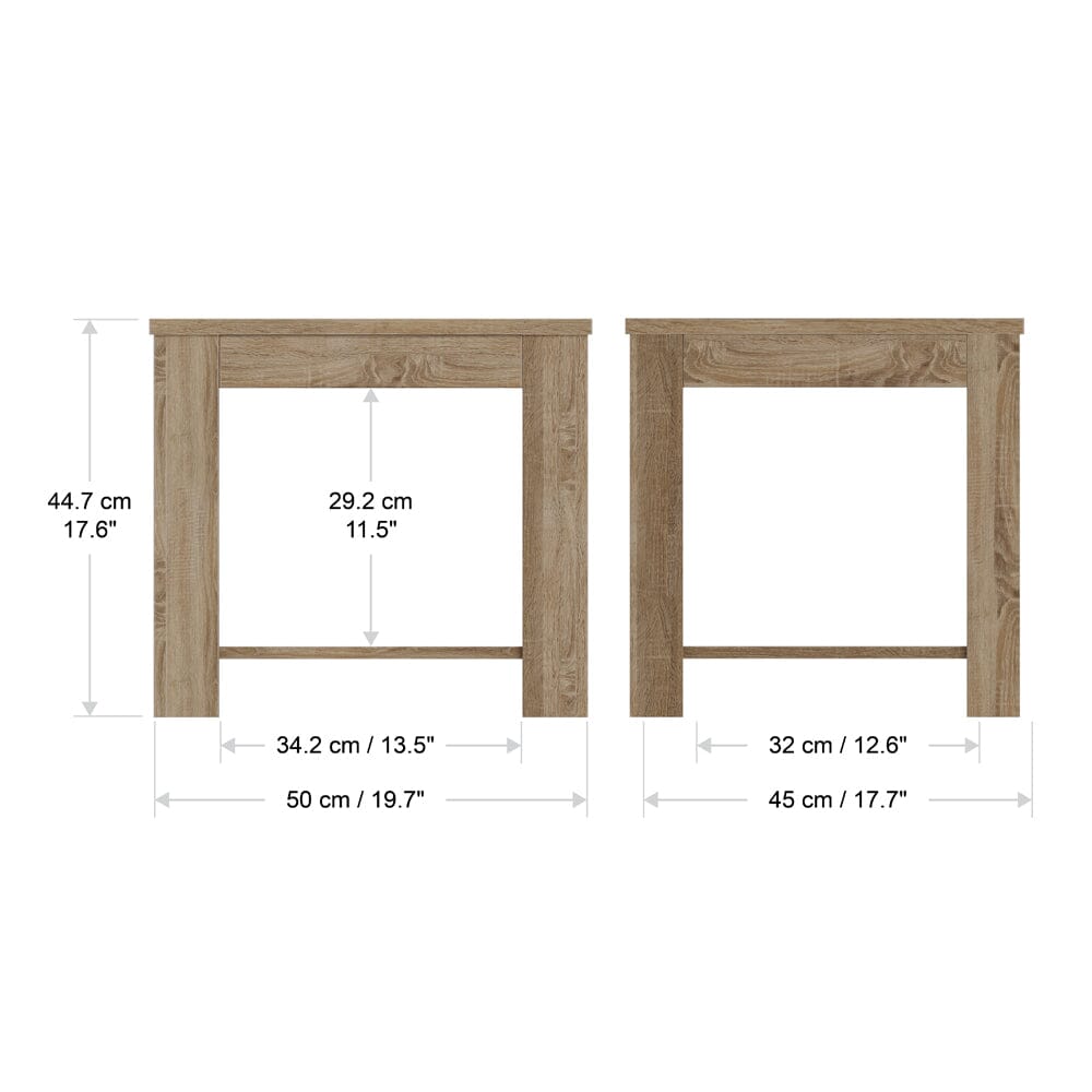 AVF Calibre CAT50GO Rustic Sawn Oak Side Table