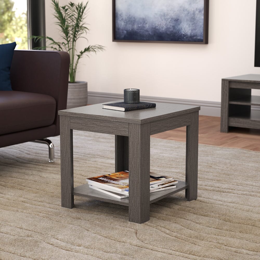 AVF Calibre CAT50GRE Grey Oak Side Table