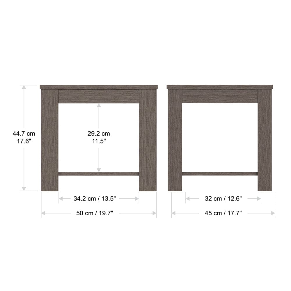 AVF Calibre CAT50GRE Grey Oak Side Table