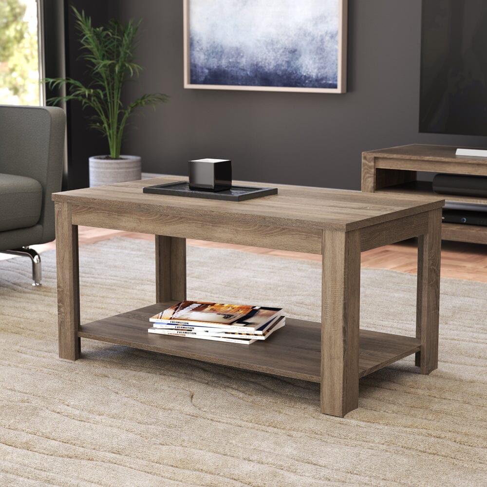 AVF Calibre CAT90GO Rustic Sawn Oak Coffee Table