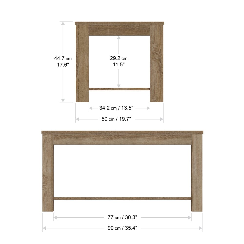AVF Calibre CAT90GO Rustic Sawn Oak Coffee Table