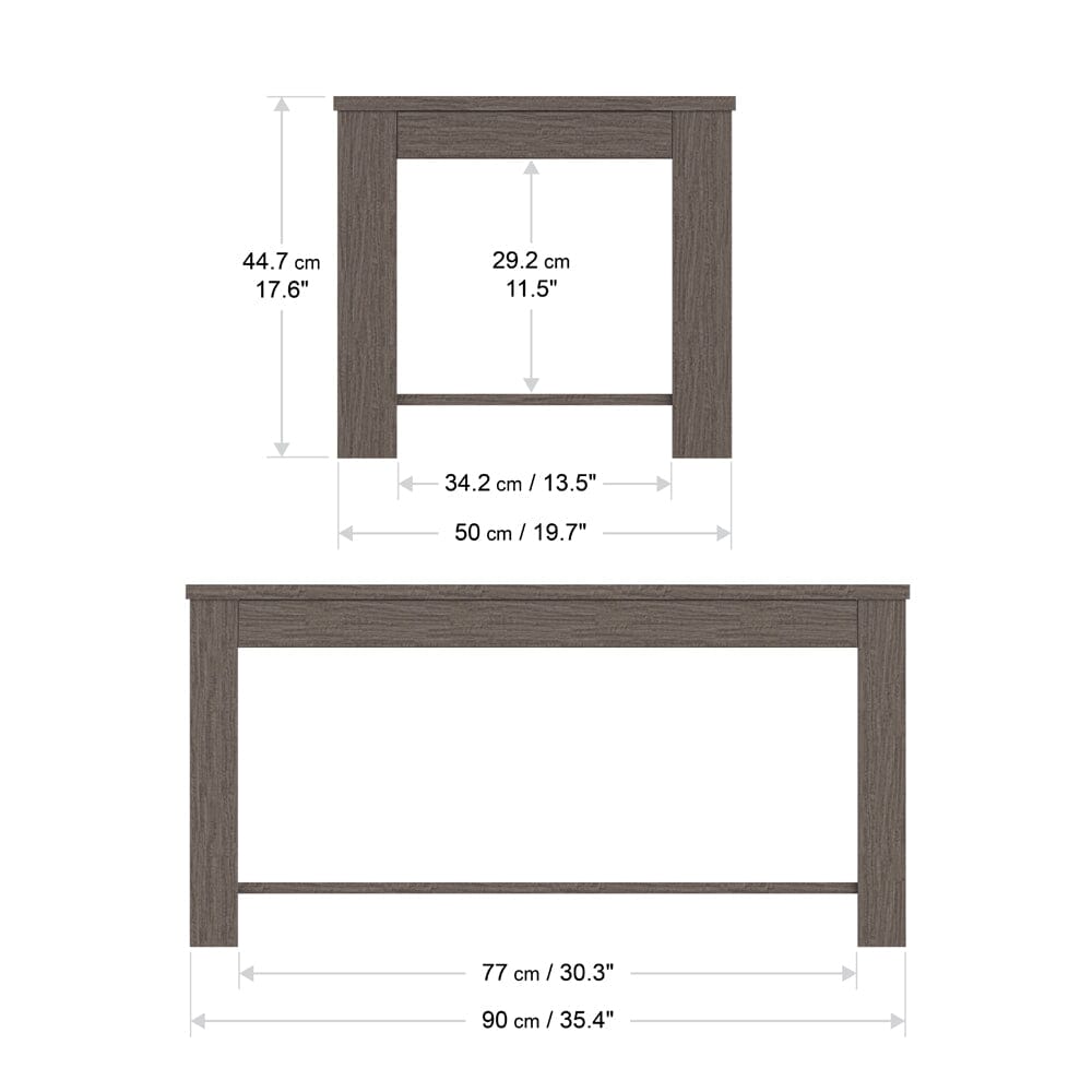 AVF Calibre CAT90GRE Grey Oak Coffee Table