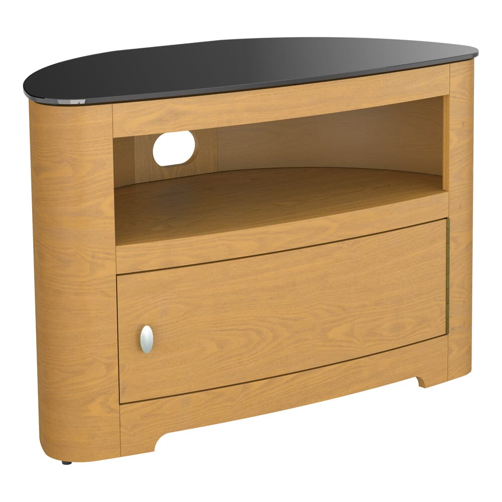 AVF Affinity Blenheim 80cm Curved TV Stand - Oak