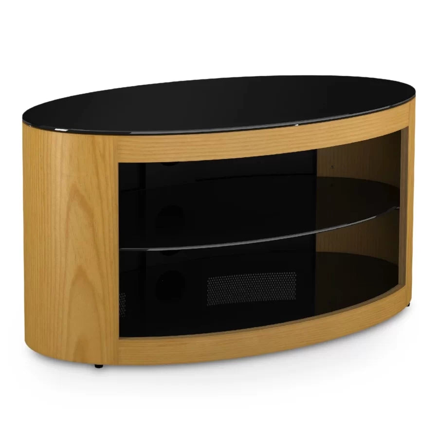 AVF Affinity Buckingham 80cm Oak Oval TV Stand for TVs up to 40"