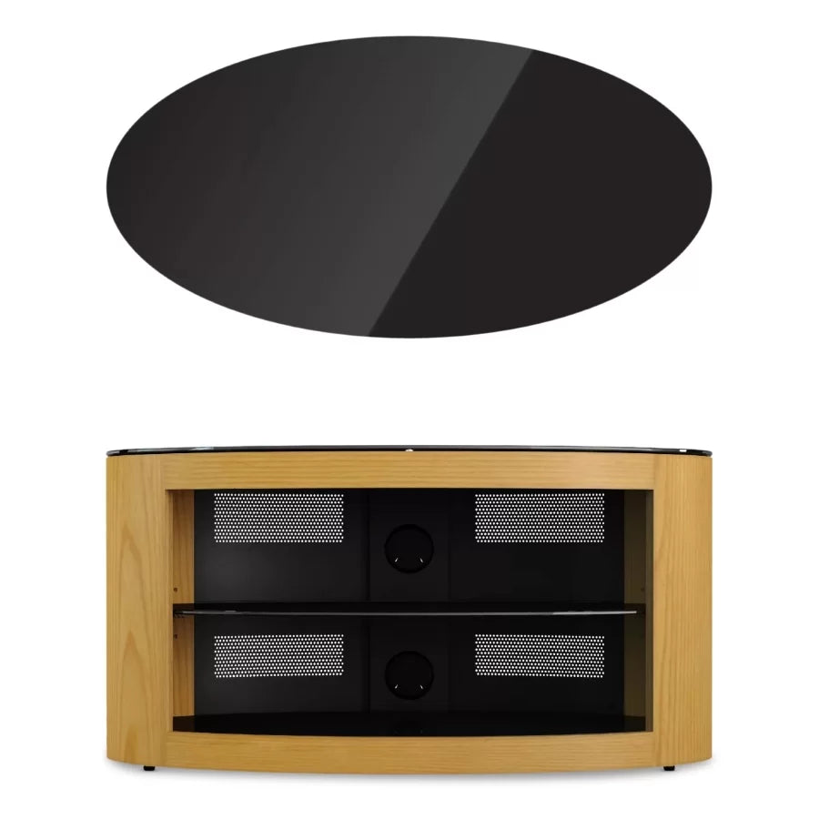 AVF Affinity Buckingham 80cm Oak Oval TV Stand for TVs up to 40"