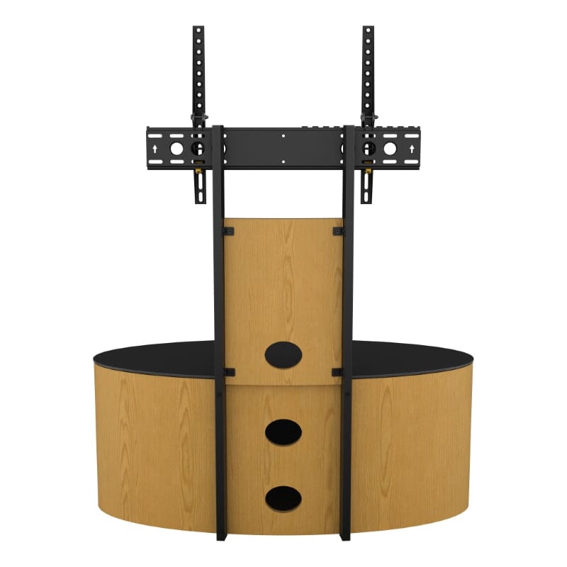 AVF Affinity Buckingham 1m Oval TV Stand with Mount - Oak