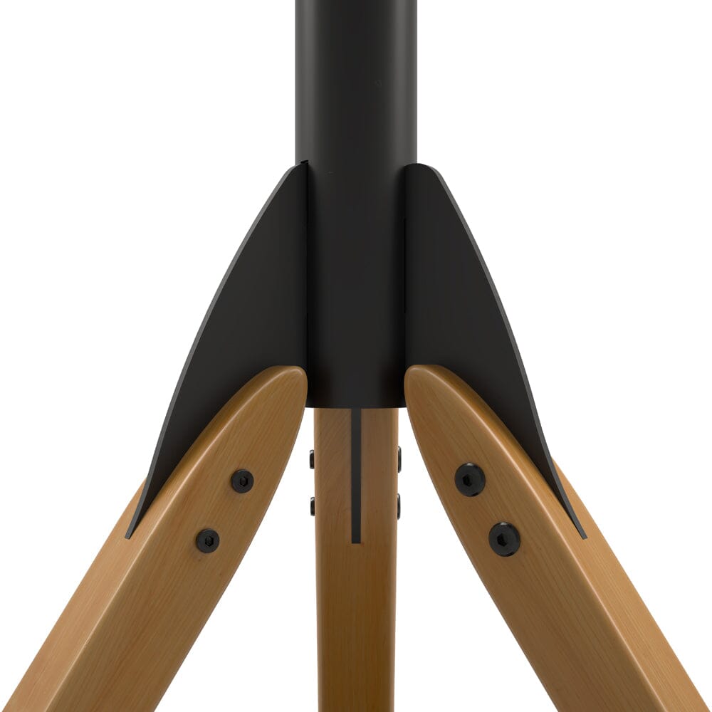 AVF FSL1000HOXLWB Light Wood Hoxton Tripod TV Stand with Shelf