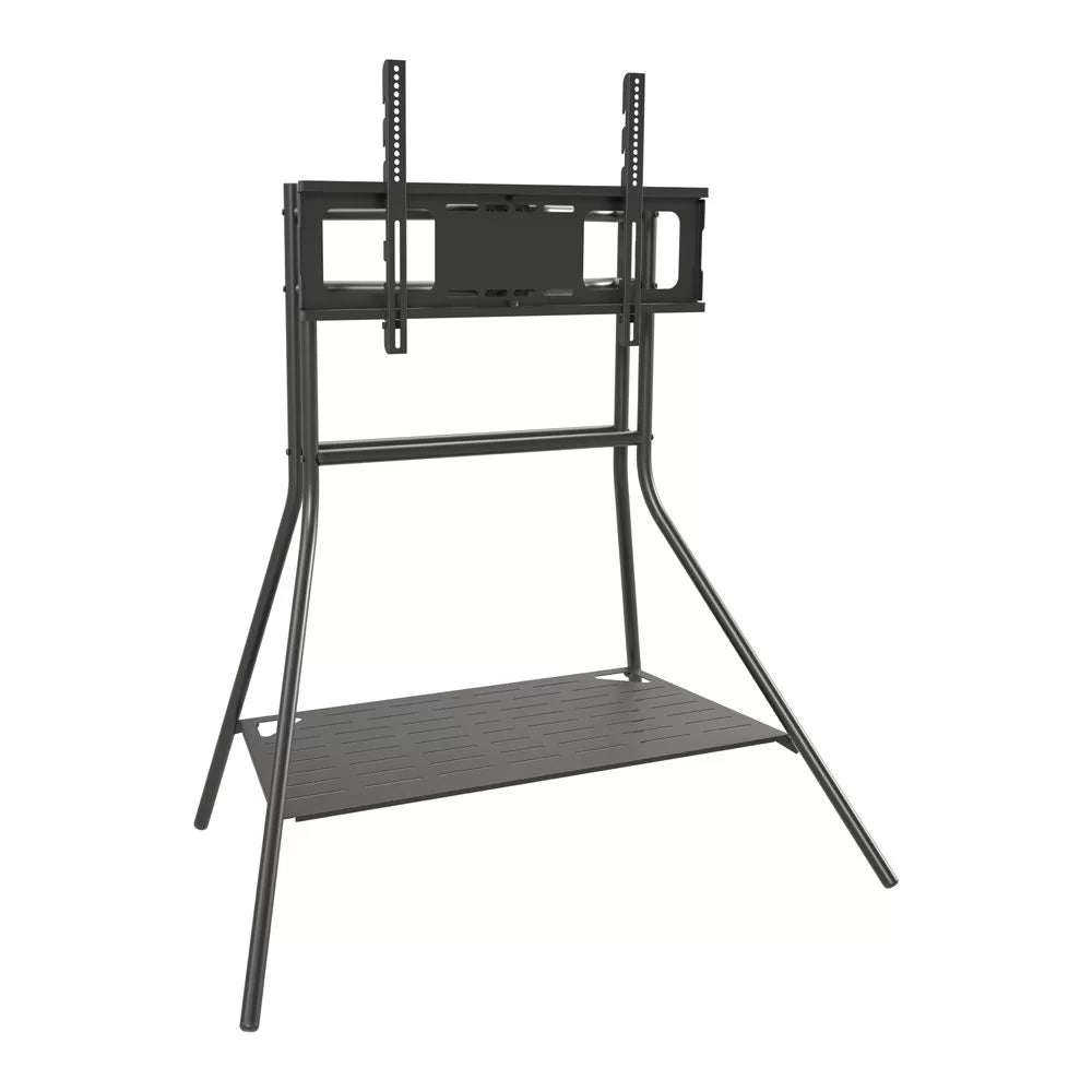 AVF Tiga Quad Metal TV Stand for 32–83 Inch TVs – Freestanding Black