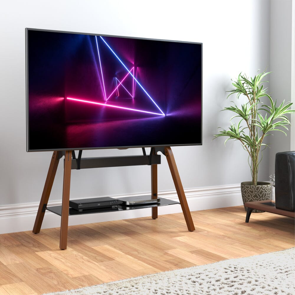 AVF Hoxton Quad FSL1120HOQDWB TV Stand (Dark Wood)