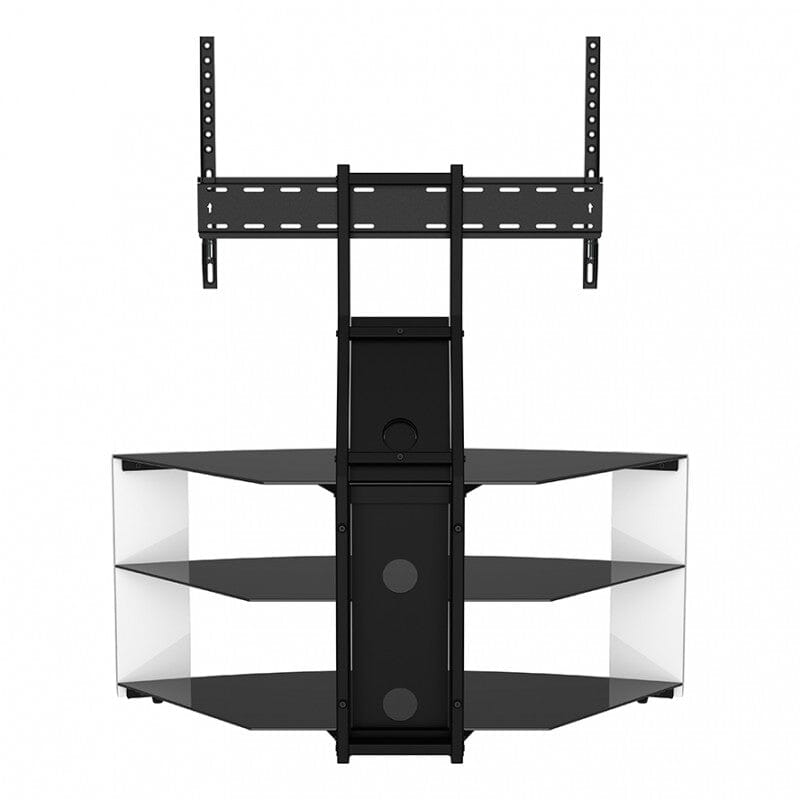 AVF FSL1174COGW: Como 1.08m Corner TV Stand with Mount (Gloss White)