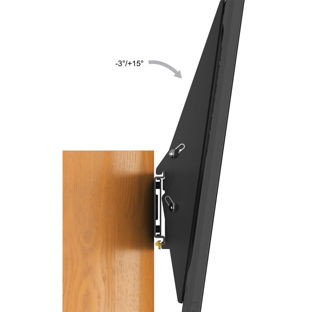 AVF Affinity Chepstow 93cm Oval Pedestal Oak TV Stand, for TVs 32 - 65"