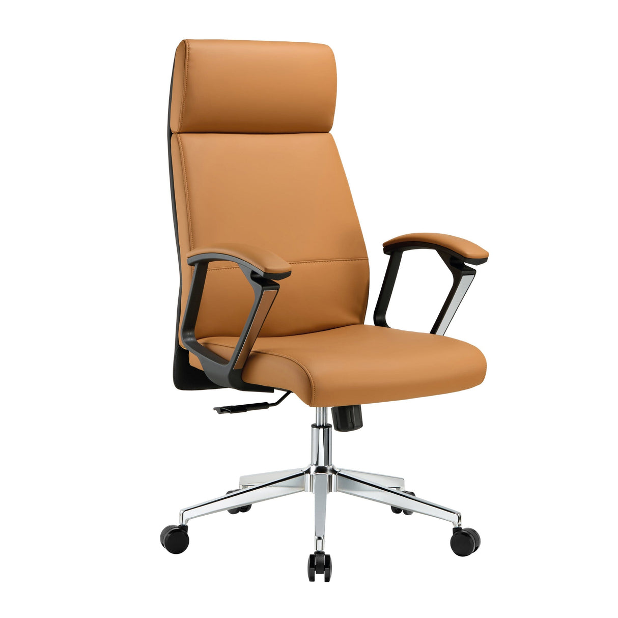 TTAP London Tan Leather Faced Office Chair