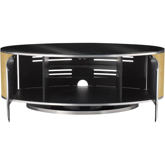 MDA Designs Luna Oak Oval TV Cabinet