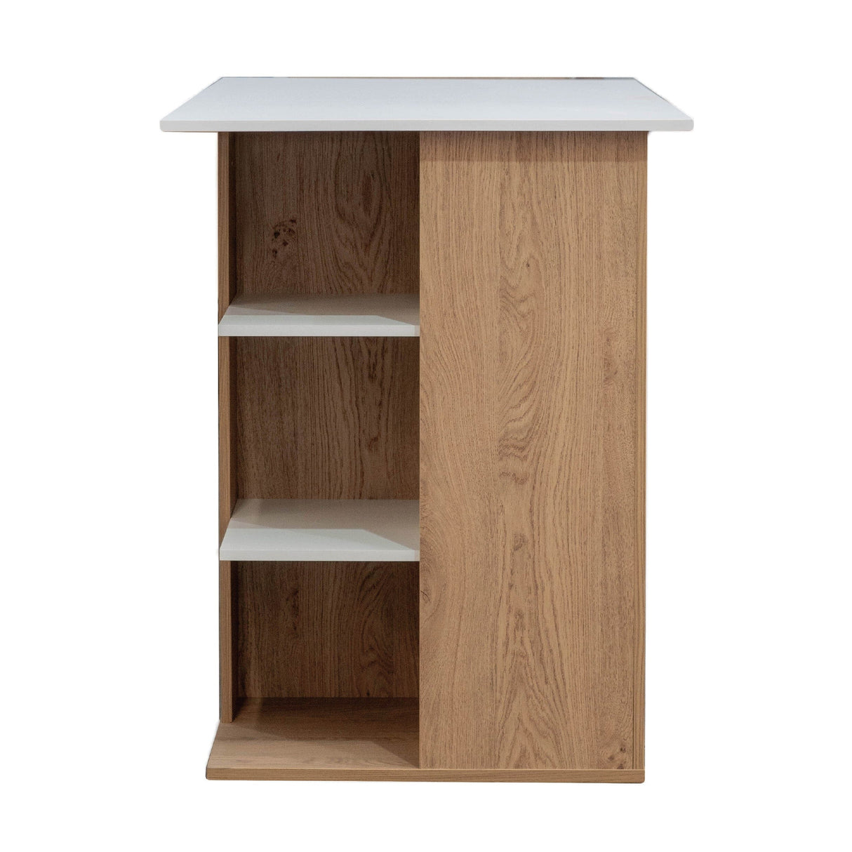 TTAP Milan 120cm Wide Oak and White Desk