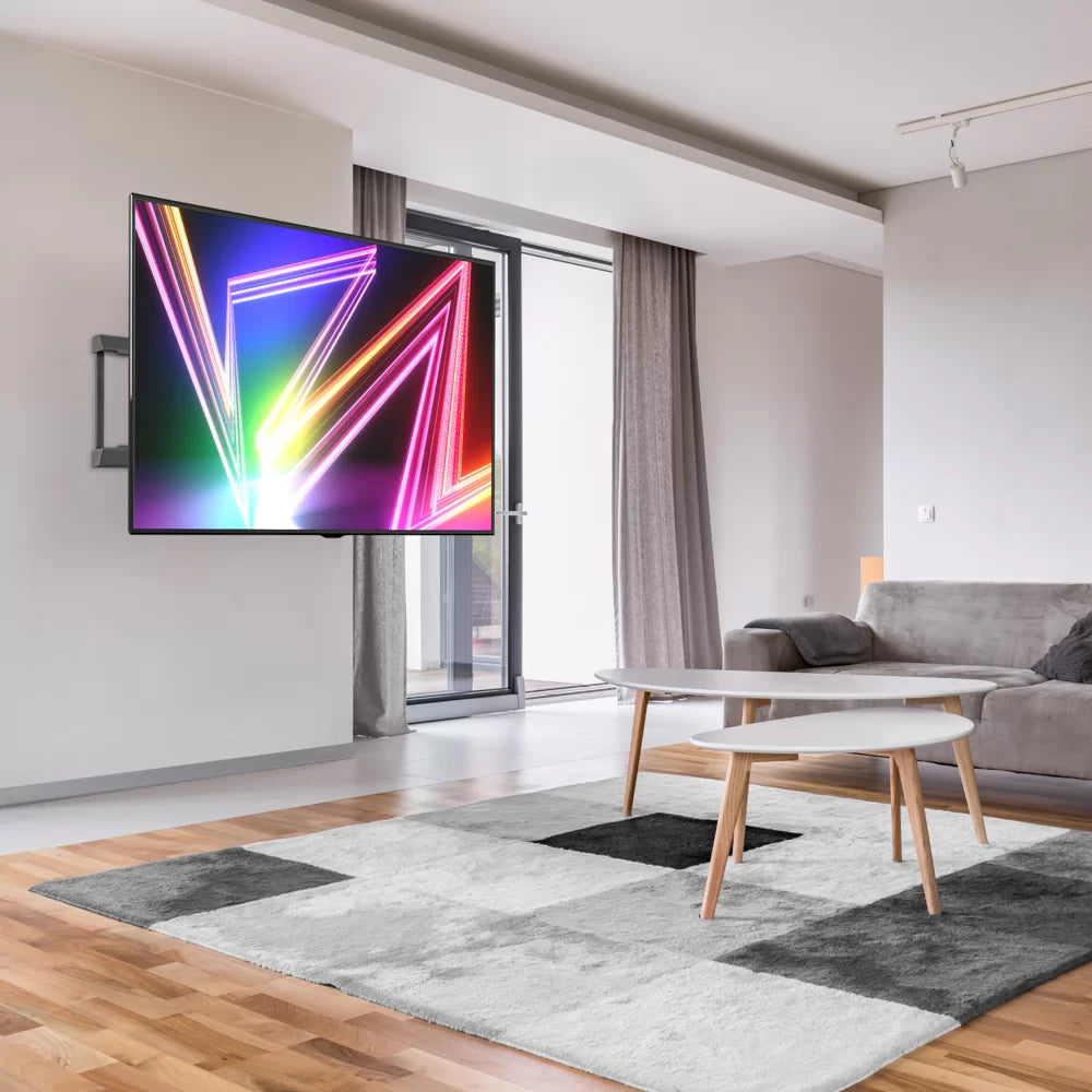 AVF OHL665: Full Motion TV Wall Mount for TV's up to 80"