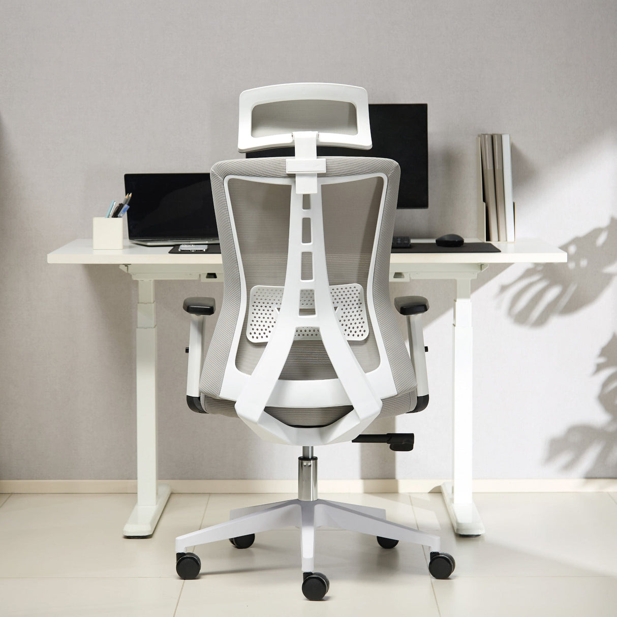 TTAP Oxford Plus Grey Mesh Office Chair