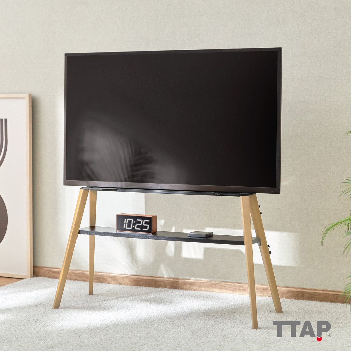 TTAP Roma-LIGHT TV Stand with Bracket for up to 75" TVs