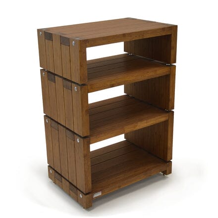 Atacama Audio Elite Eco 24 Reference 4 Shelf Hifi Rack Dark Bamboo