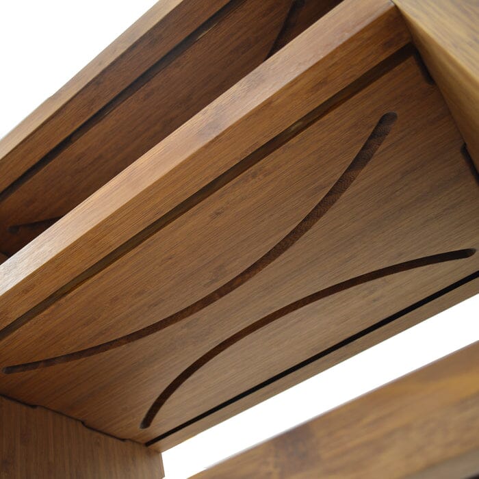 Atacama Audio Elite Eco 24 Reference 4 Shelf Hifi Rack Dark Bamboo