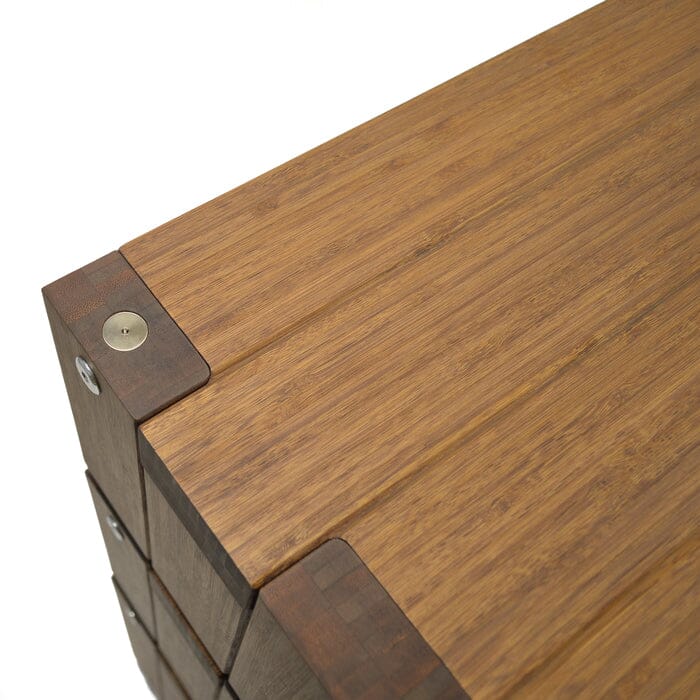 Atacama Audio Elite Eco 24 Reference 4 Shelf Hifi Rack Dark Bamboo