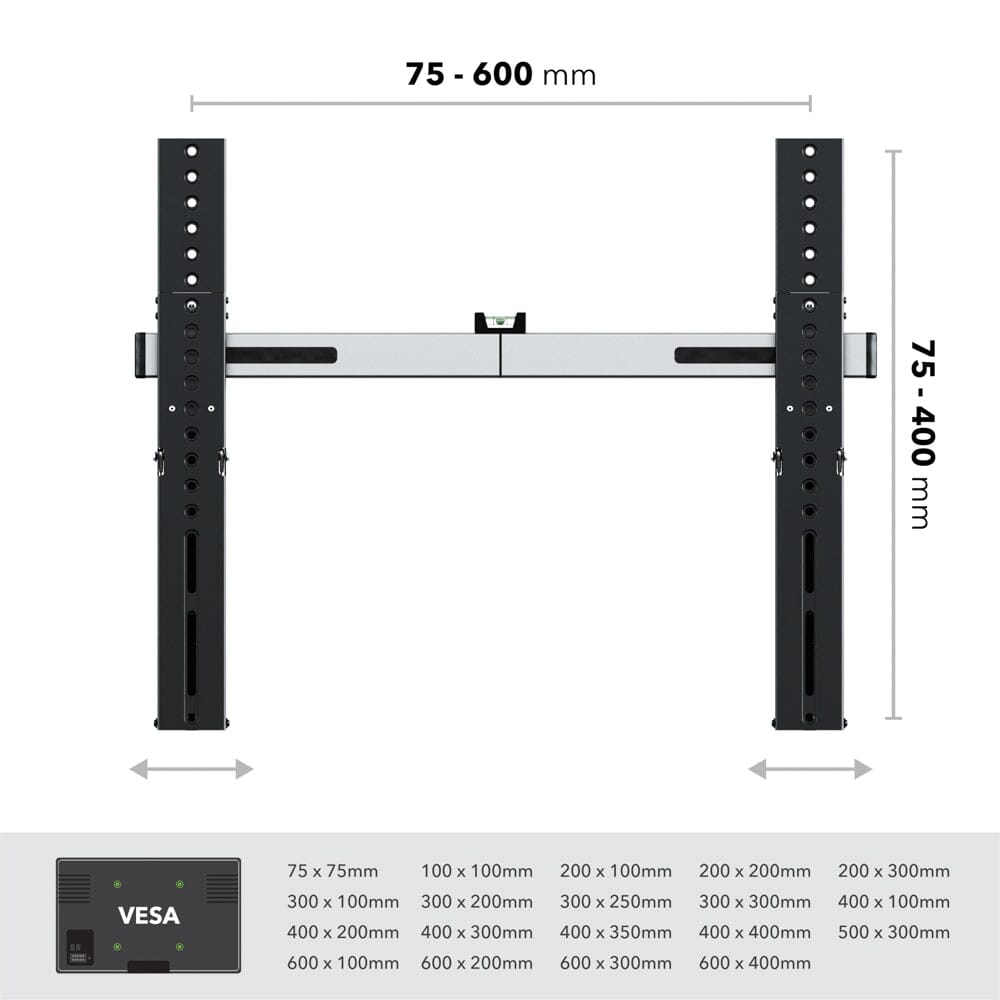 AVF XPL601: AVF Prestige Advanced Tilt TV Wall Mount up to 90"