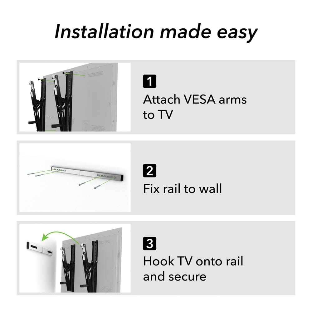AVF XPL601: AVF Prestige Advanced Tilt TV Wall Mount up to 90"