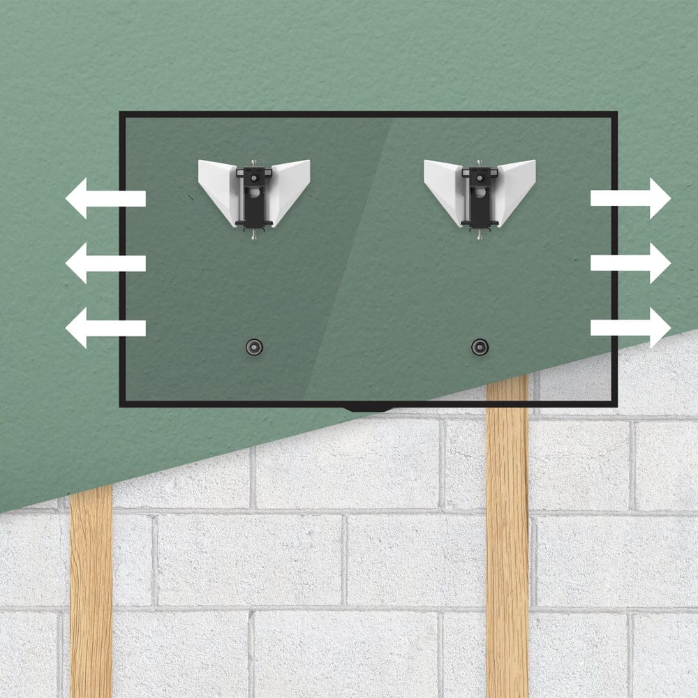 AVF ZML8750 Premium Any Wall Flat TV Mount for 37" to 100"