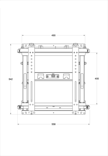 Multibrackets MB0568 Recessed Pop Out TV Bracket for TVs up to 70 inch