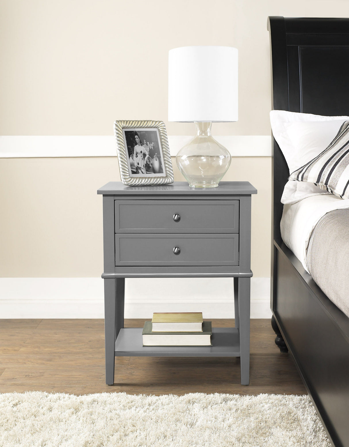 Dorel Home Franklin Range Accent Table in Grey