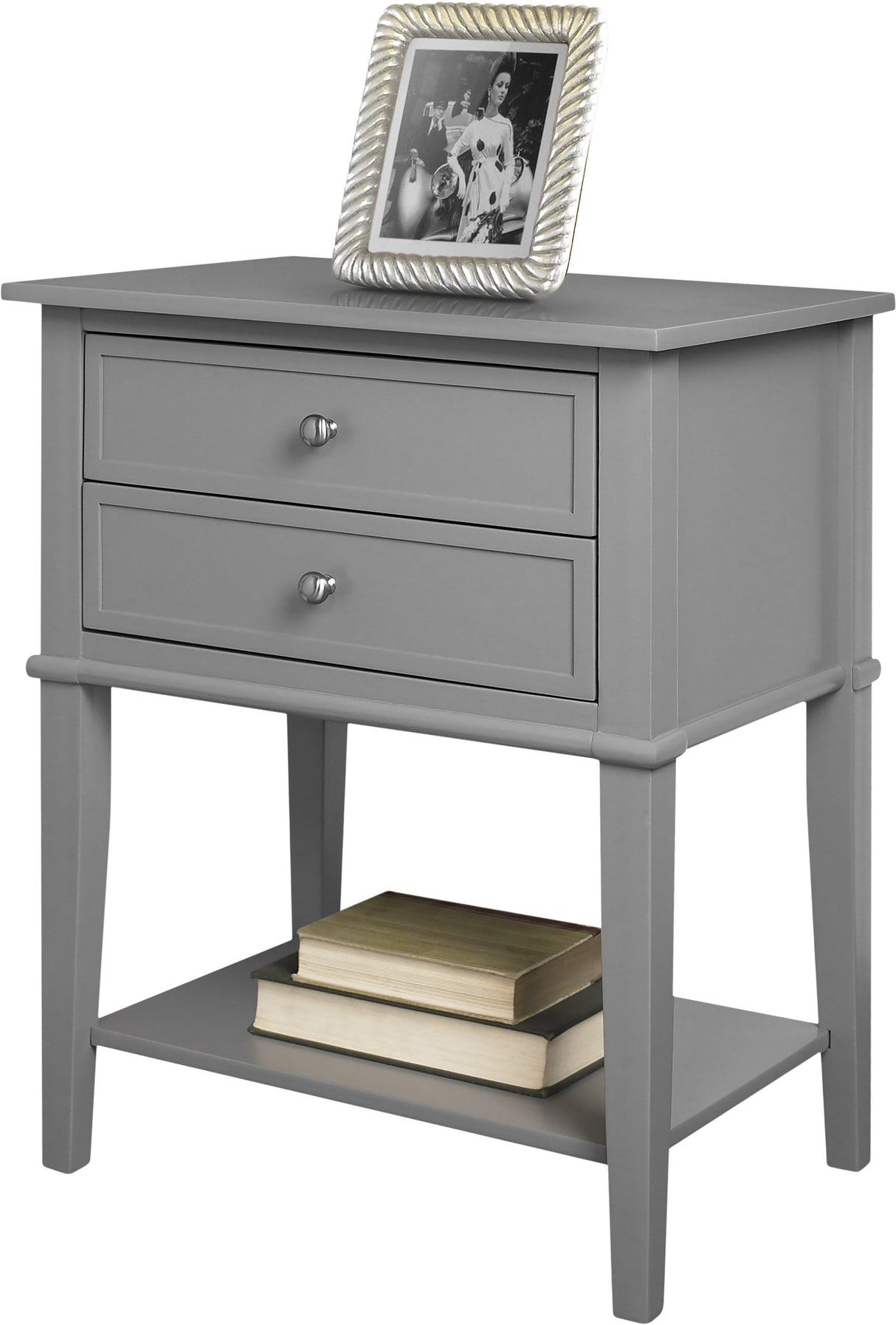 Dorel Home Franklin Range Accent Table in Grey