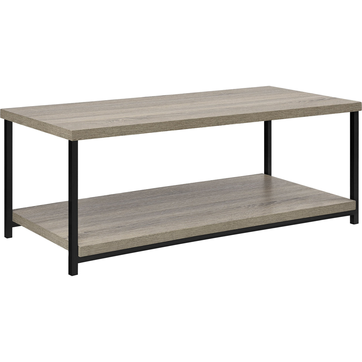 Dorel Home Elmwood Range Coffee Table in Distressed Grey Oak