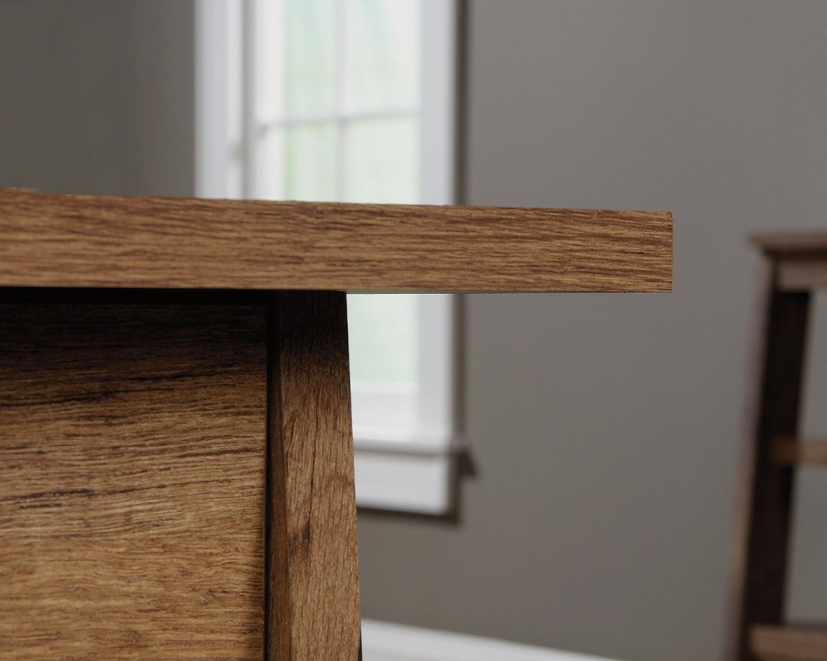 Teknik Executive Trestle Desk in Vintage Oak (5424127)