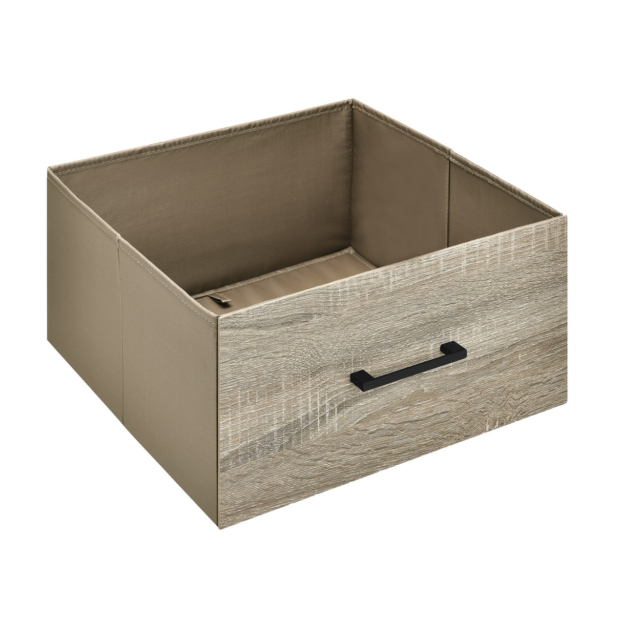 Dorel Home Landon Range Retro Bookcase in Distressed Grey Oak