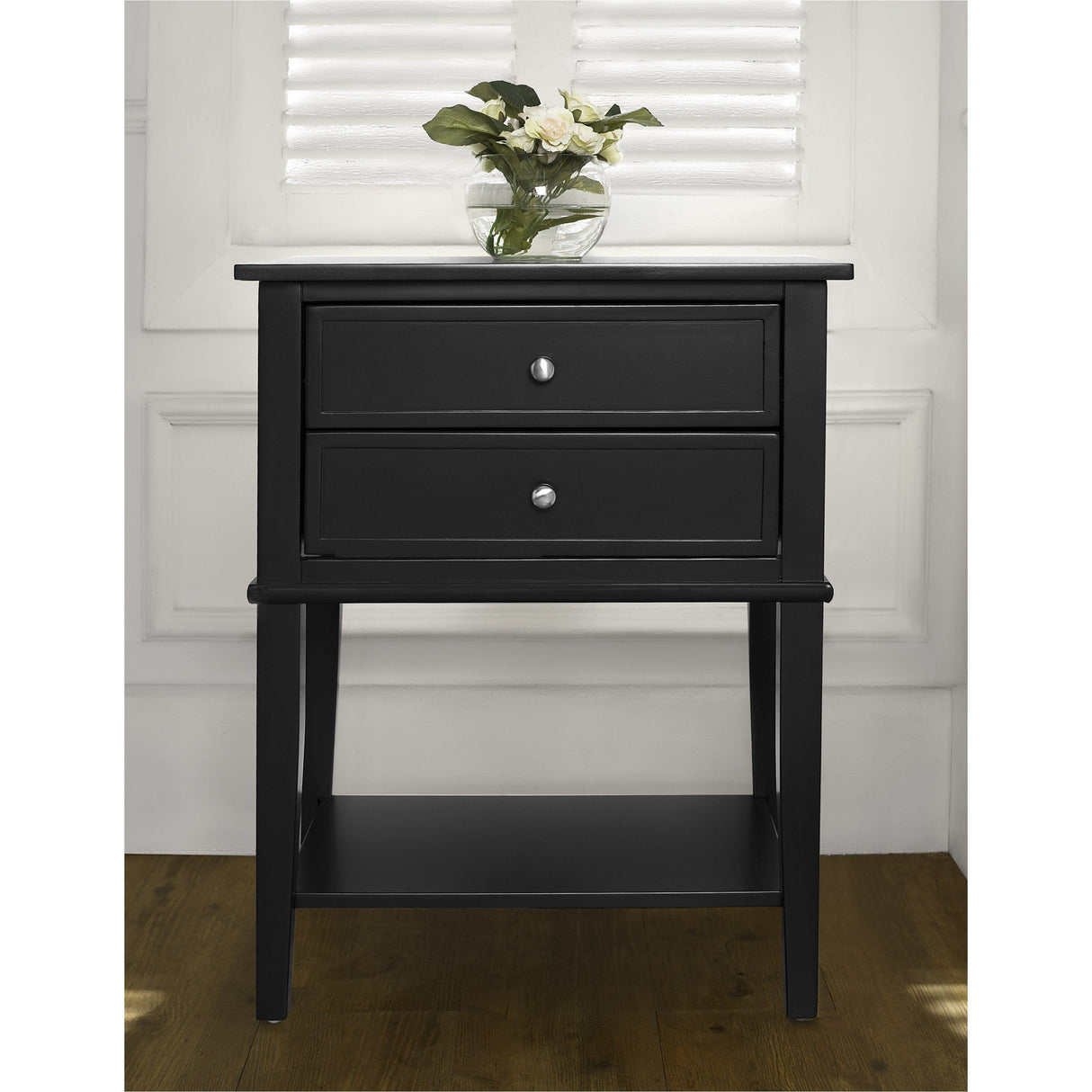 Dorel Home Franklin Range Accent Table in Black