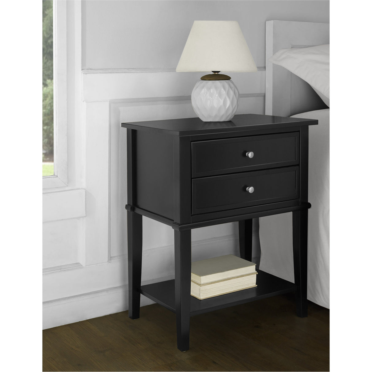 Dorel Home Franklin Range Accent Table in Black