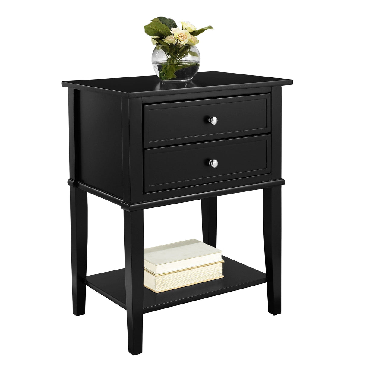 Dorel Home Franklin Range Accent Table in Black