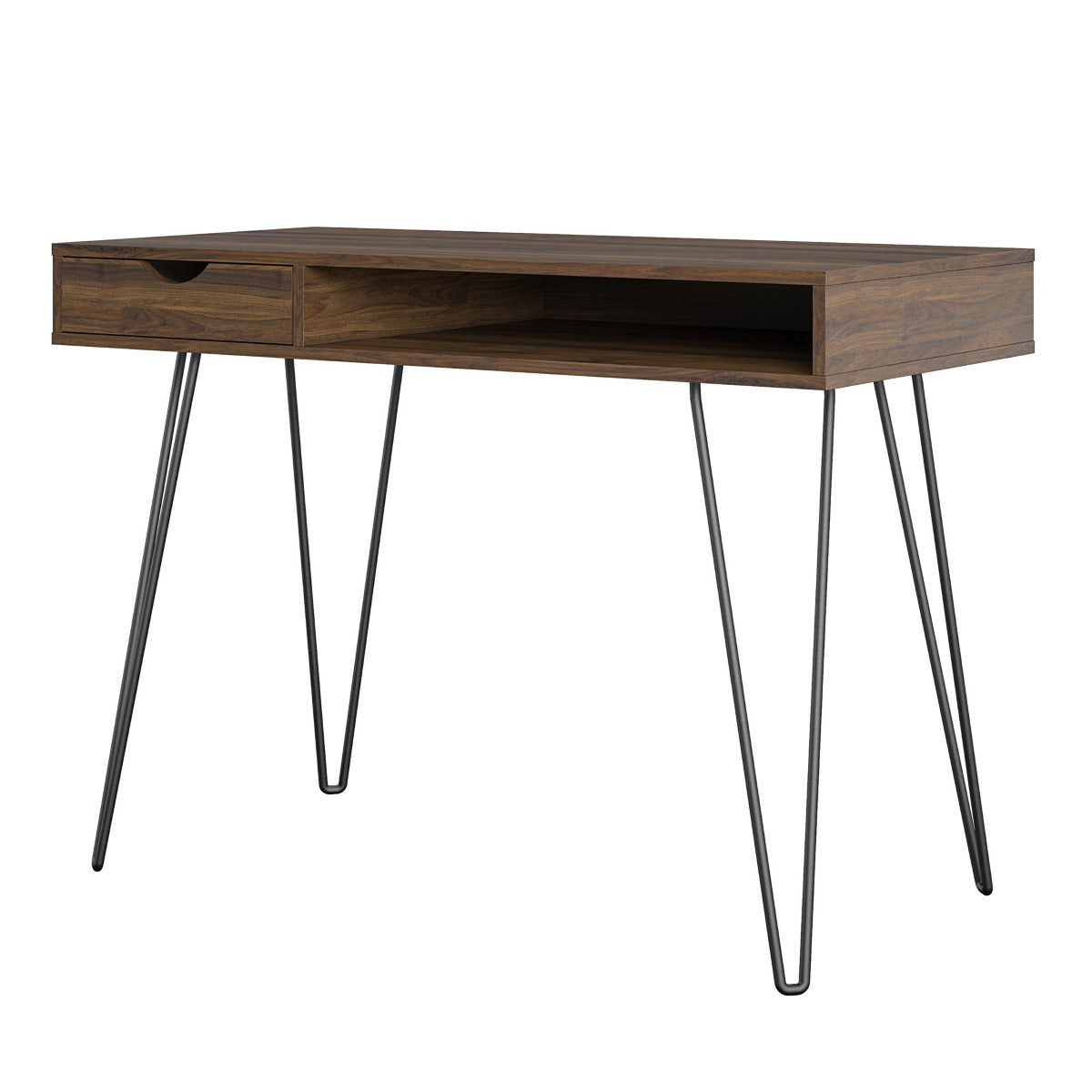 Novogratz Concord Walnut Home Office Desk (2421222COMNUK)