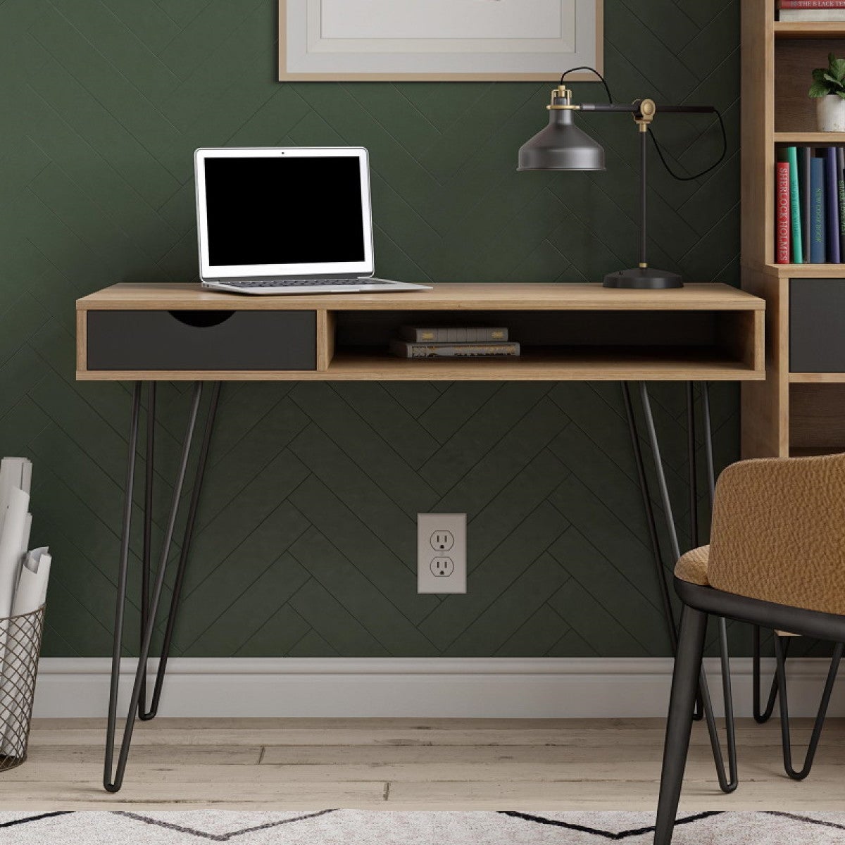 Novogratz Concord Natural Home Office Desk (2421348COMNUK)