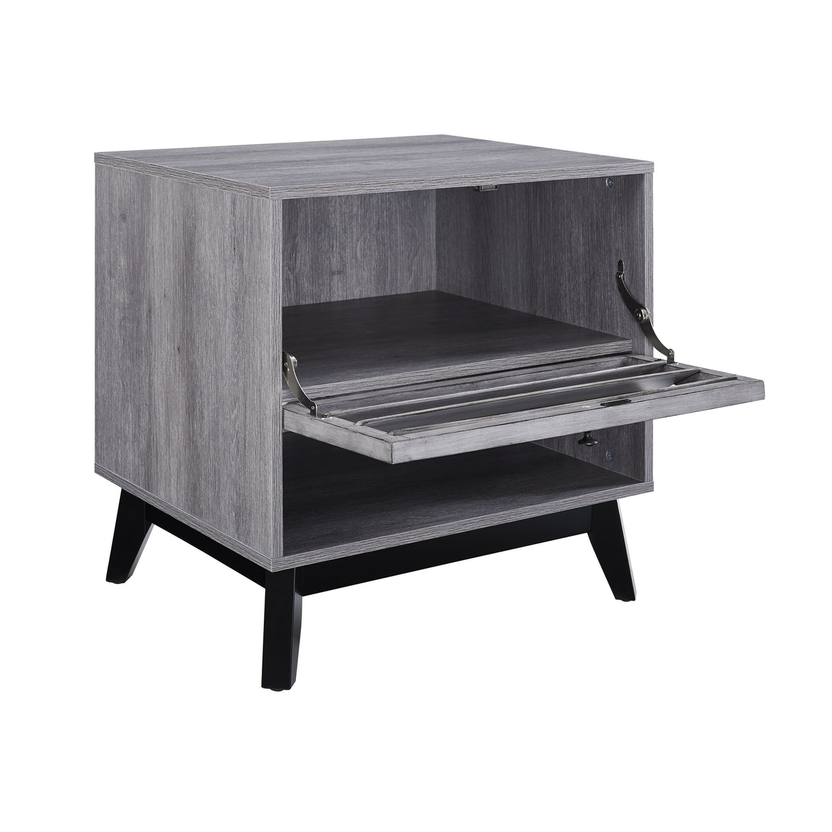 Dorel Home Vaughn Range Accent Table in Grey Oak