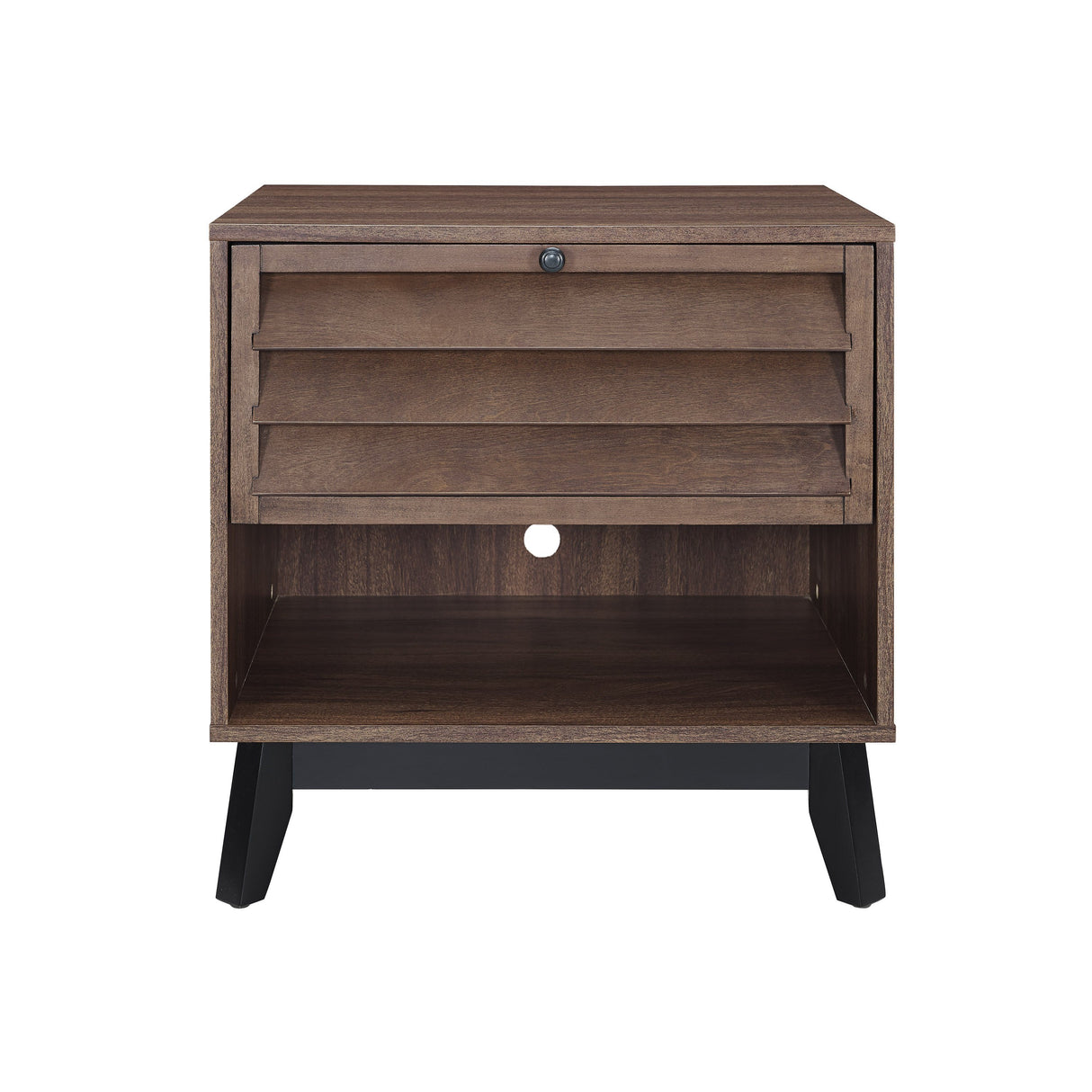Dorel Home Vaughn Range Accent Table in Walnut