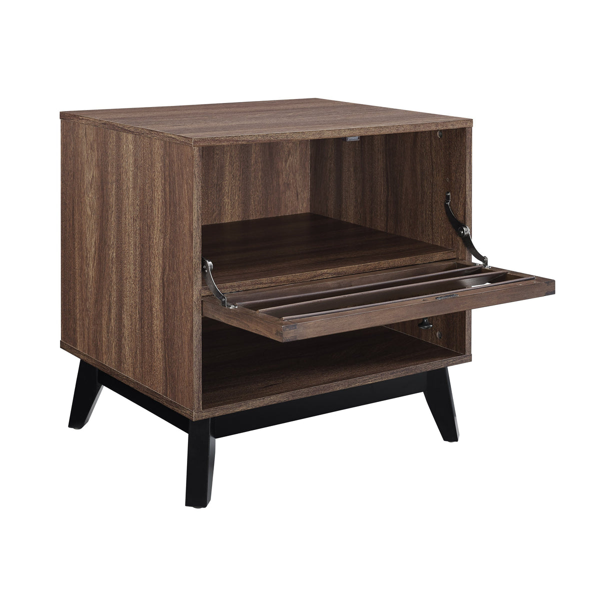 Dorel Home Vaughn Range Accent Table in Walnut