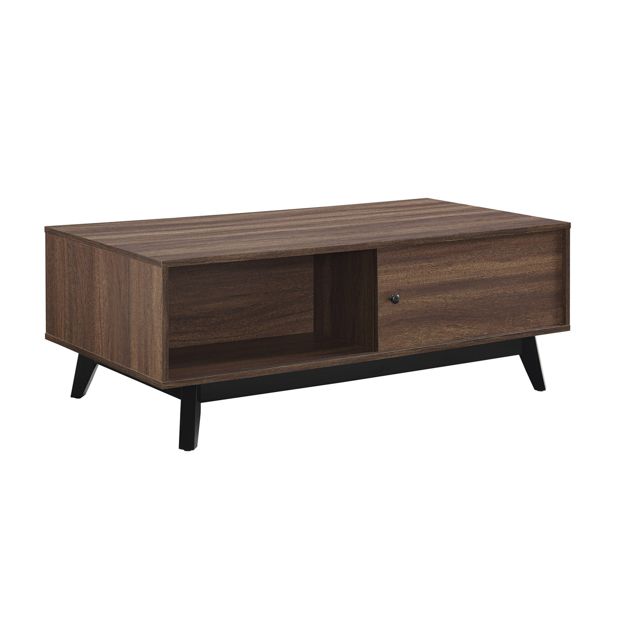 Dorel Home Vaughn Range Coffee Table in Walnut