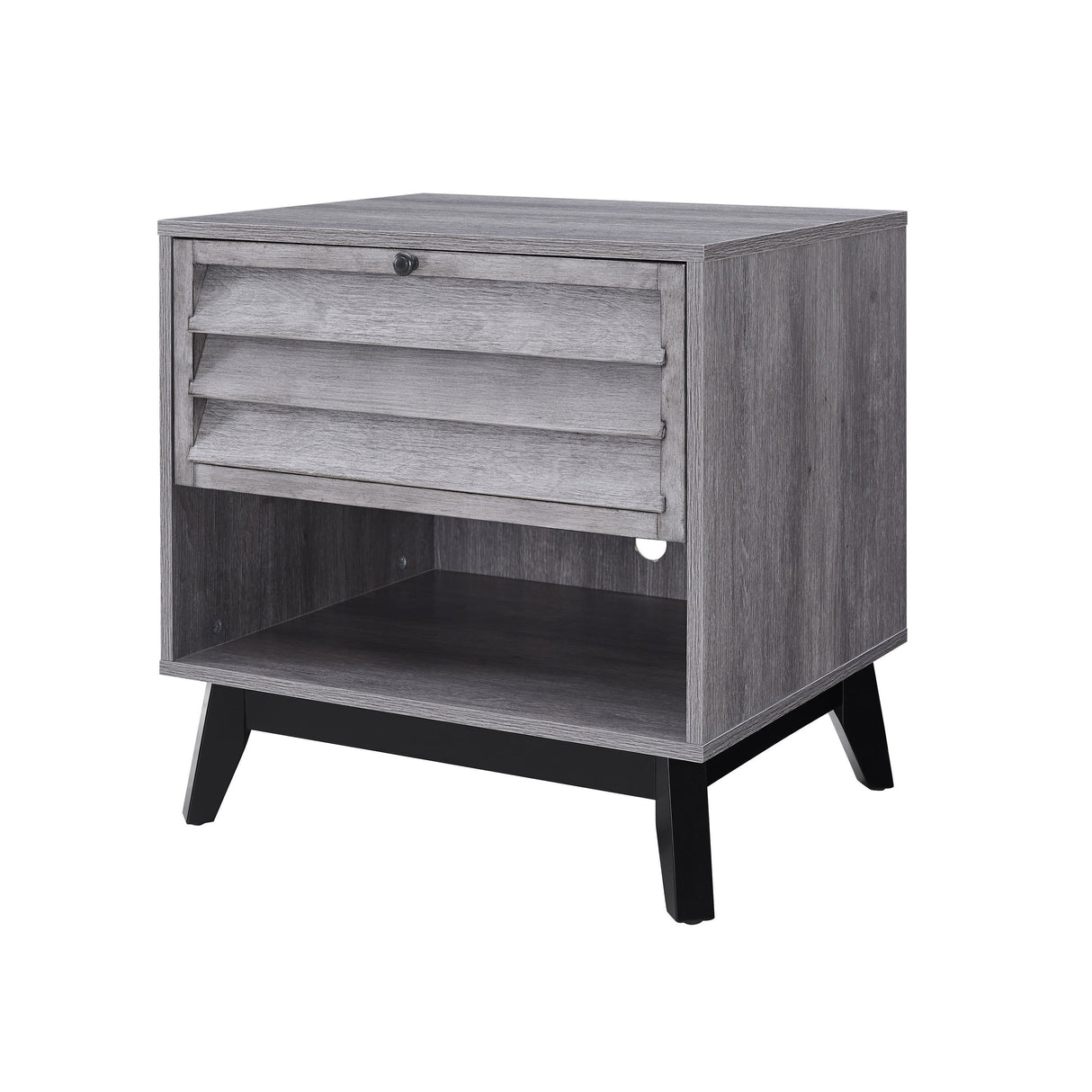 Dorel Home Vaughn Range Accent Table in Grey Oak