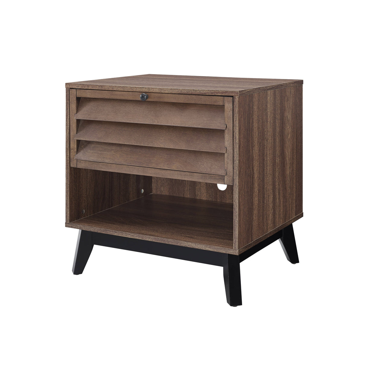 Dorel Home Vaughn Range Accent Table in Walnut