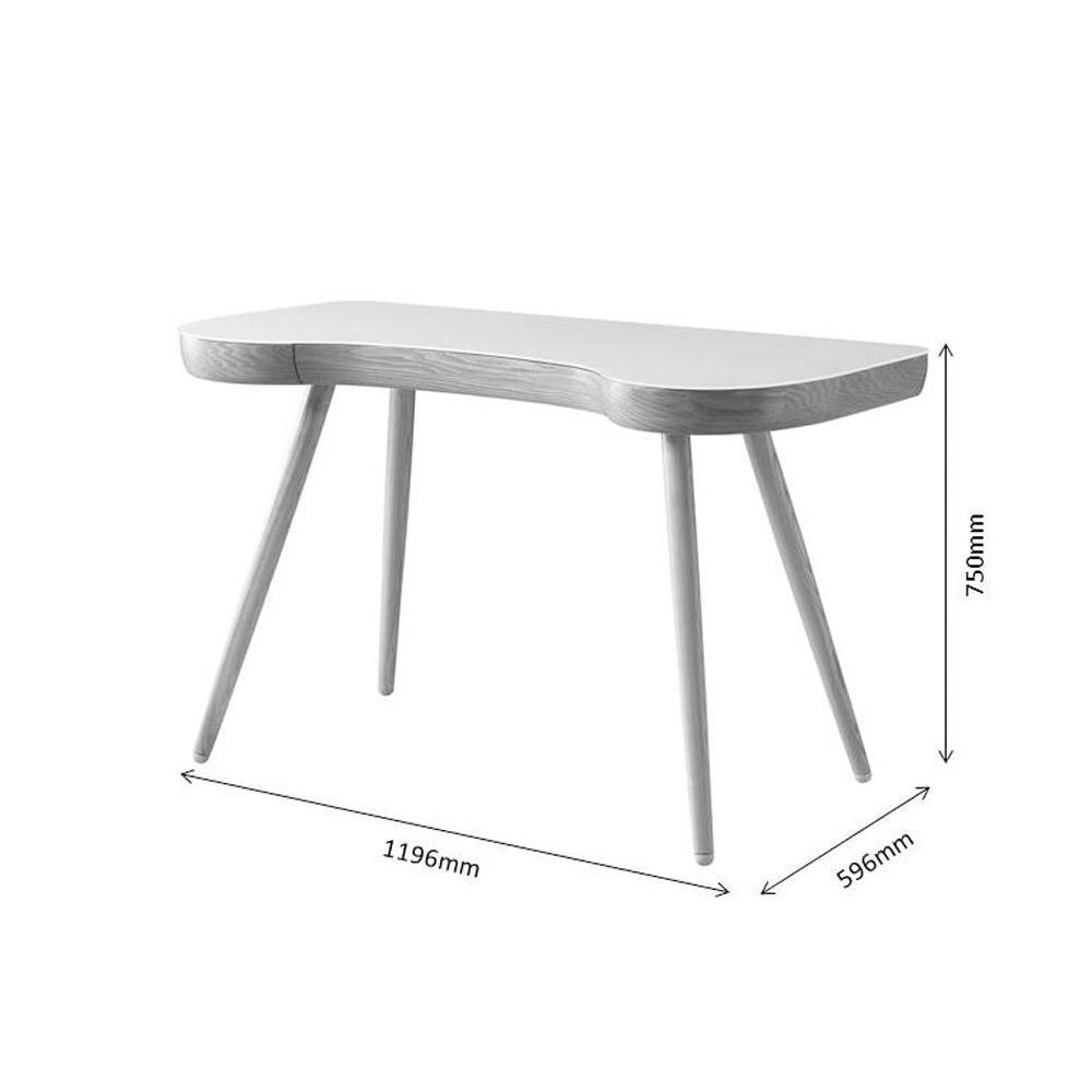 Jual San Francisco 1100mm Wide Grey Desk with Glass Top (PC714 DESK GREY)