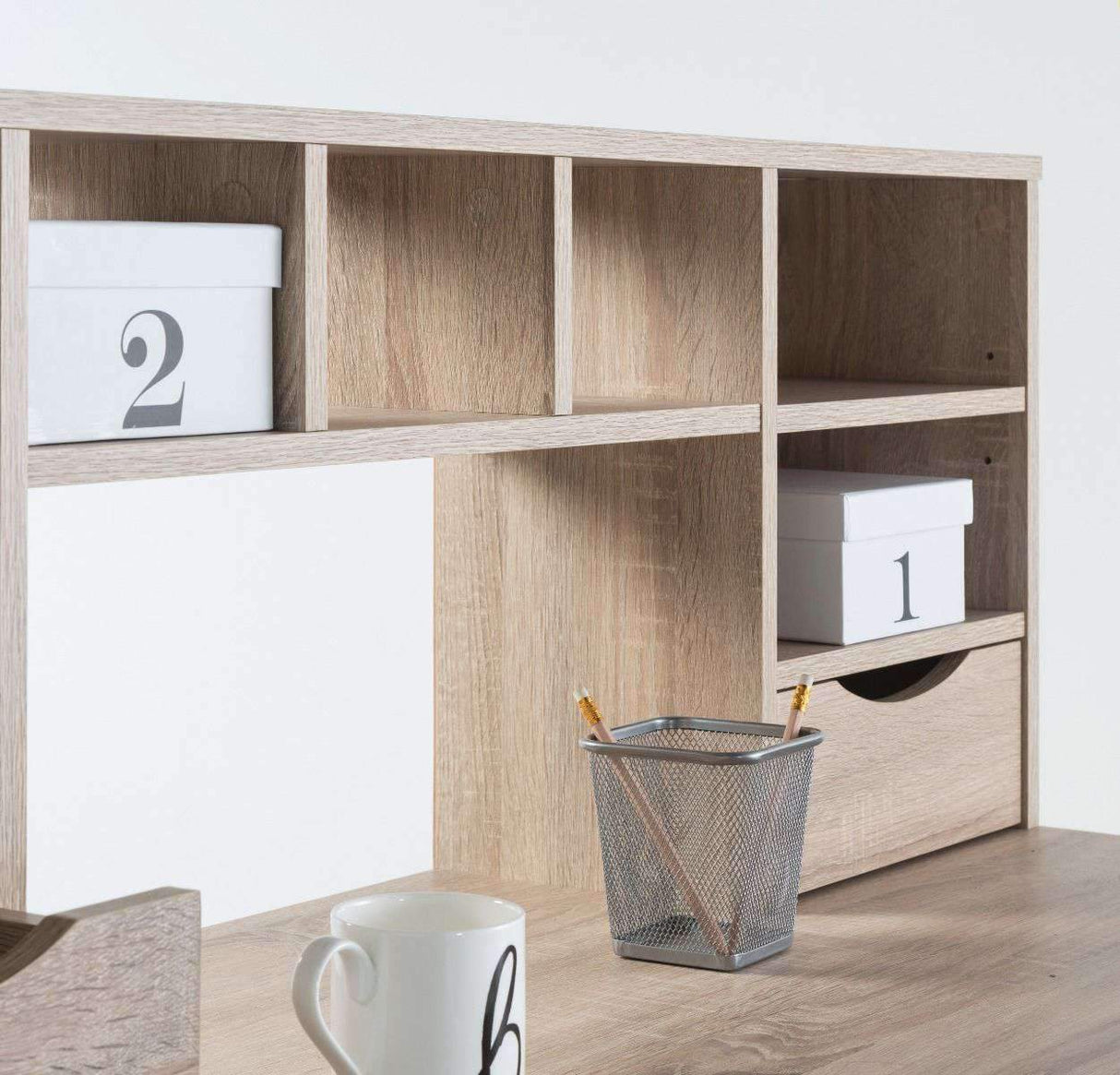 Alphason Albion Light Oak Workstation (AW2120)