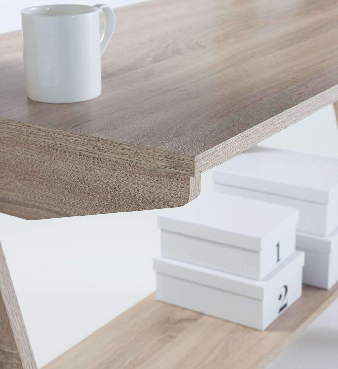 Alphason Arizona Light Oak Writing Desk (AW2100)