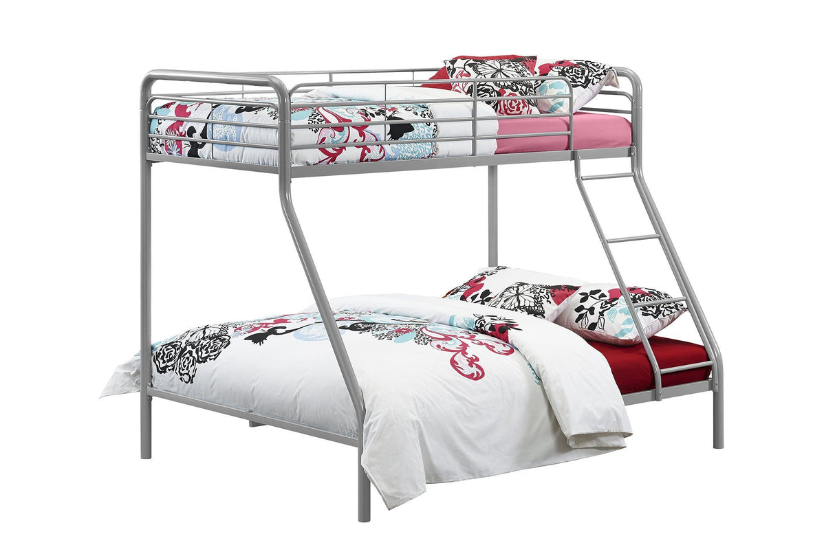 Dorel Home Single over Double Bunk Bed in Grey
