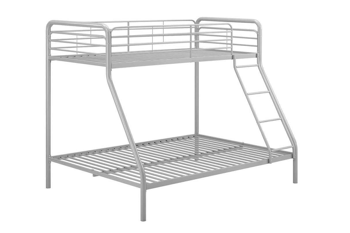 Dorel Home Single over Double Bunk Bed in Grey