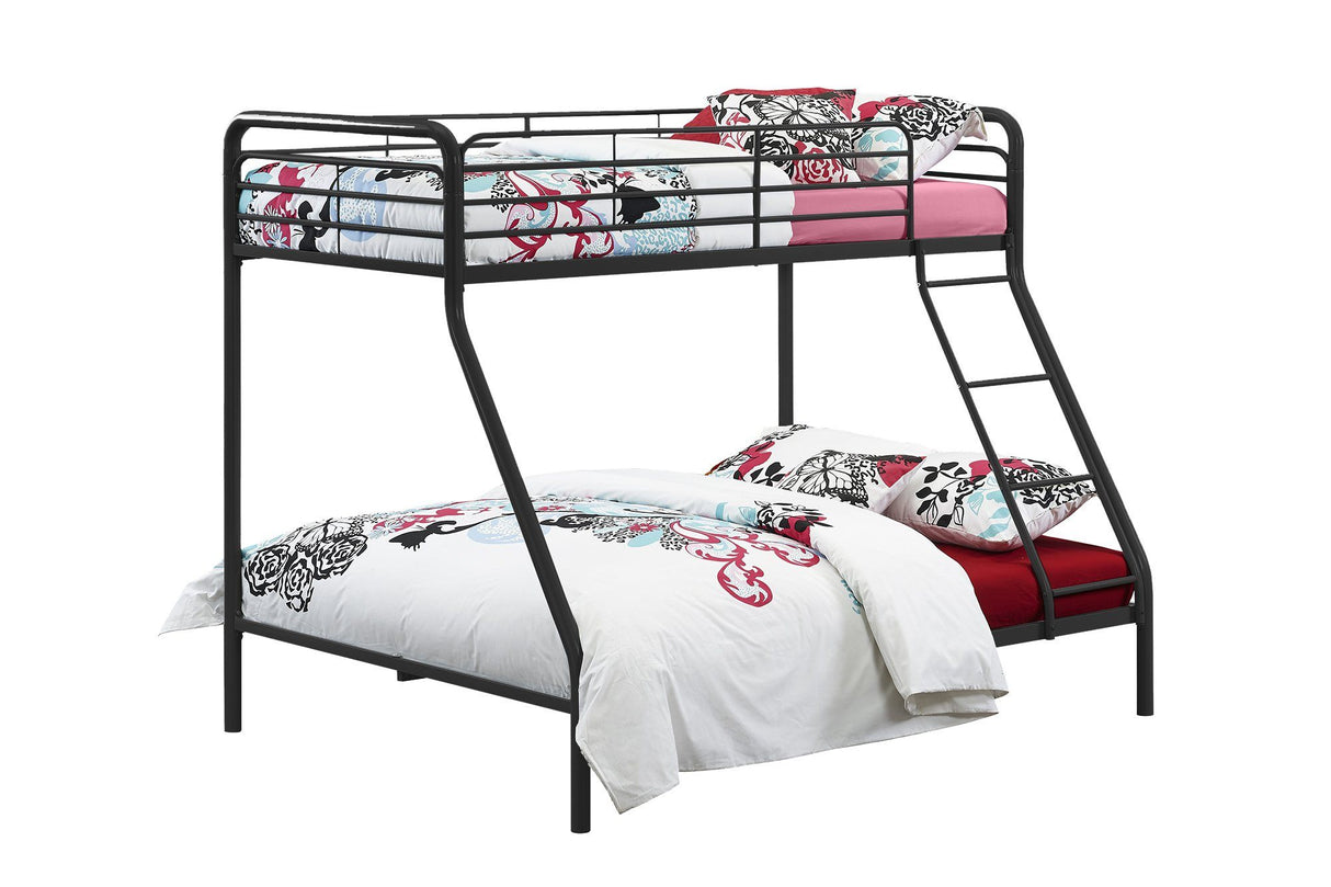 Dorel Home Single over Double Bunk Bed in Black